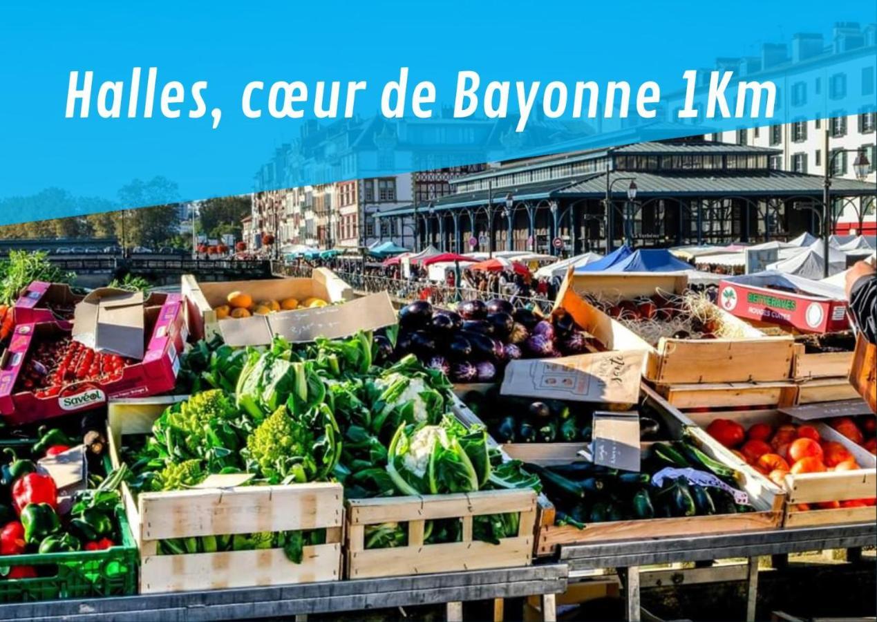 Ferienwohnung By'Ona Marquisat Au Calme A 2 Pas De L'Adour Bayonne Exterior foto